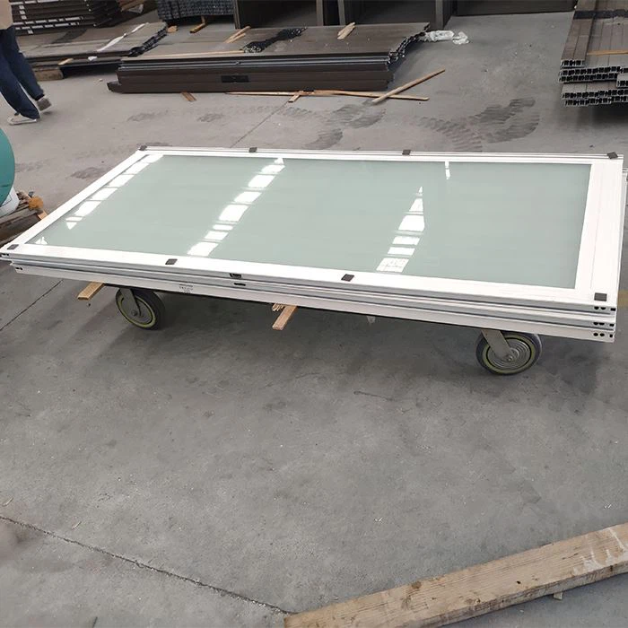 Pintu Kaca Frosted Aluminium